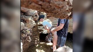 незнакомец кончил в меня на улице - порно видео