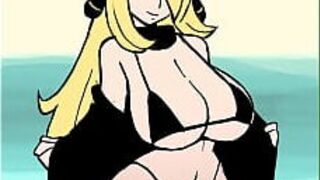 Награда Синтии (хентай с покемонами) - порно видео