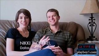 Эта новая свингерская пара в любительском видео - натуральные свингеры - порно видео