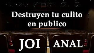 Они громят твою задницу публично. Дзеи анал на испанском языке. - порно видео
