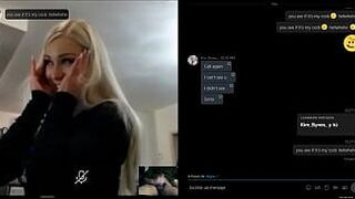 Блондинка из США удивлена, увидев мой член, и говорит: 